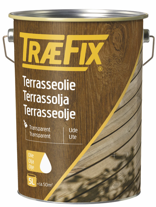 Træfix Terrasseolje transparent nyatoh 5 liter